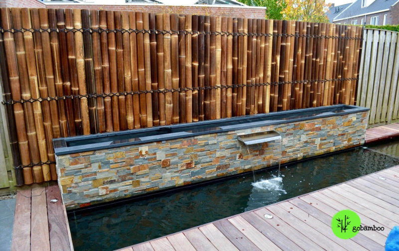 inspirace bambusový plot